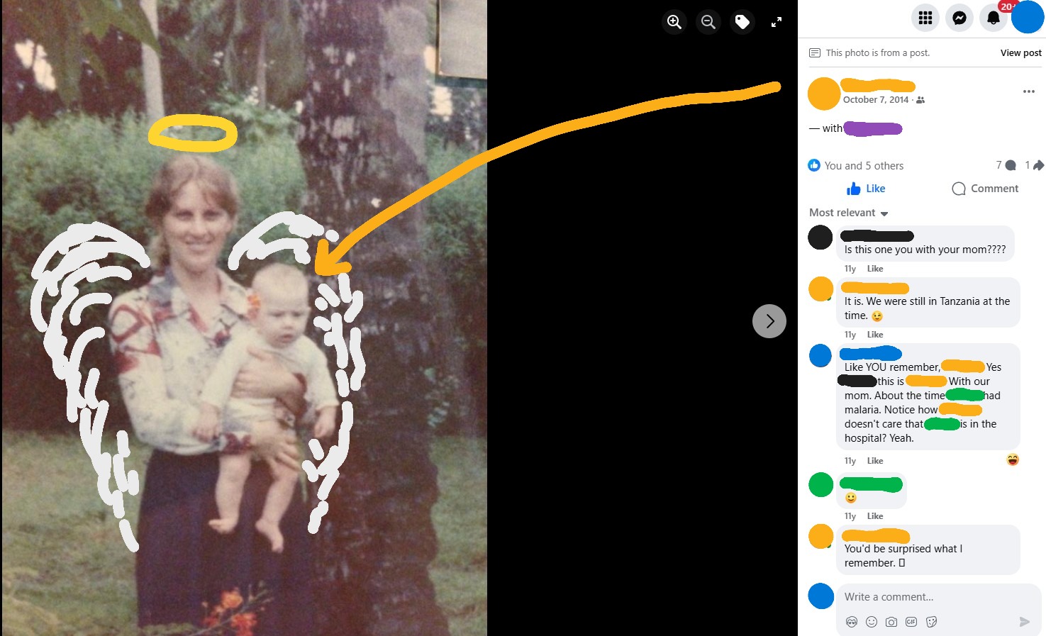 Mom and One Little Sister in Tanzania